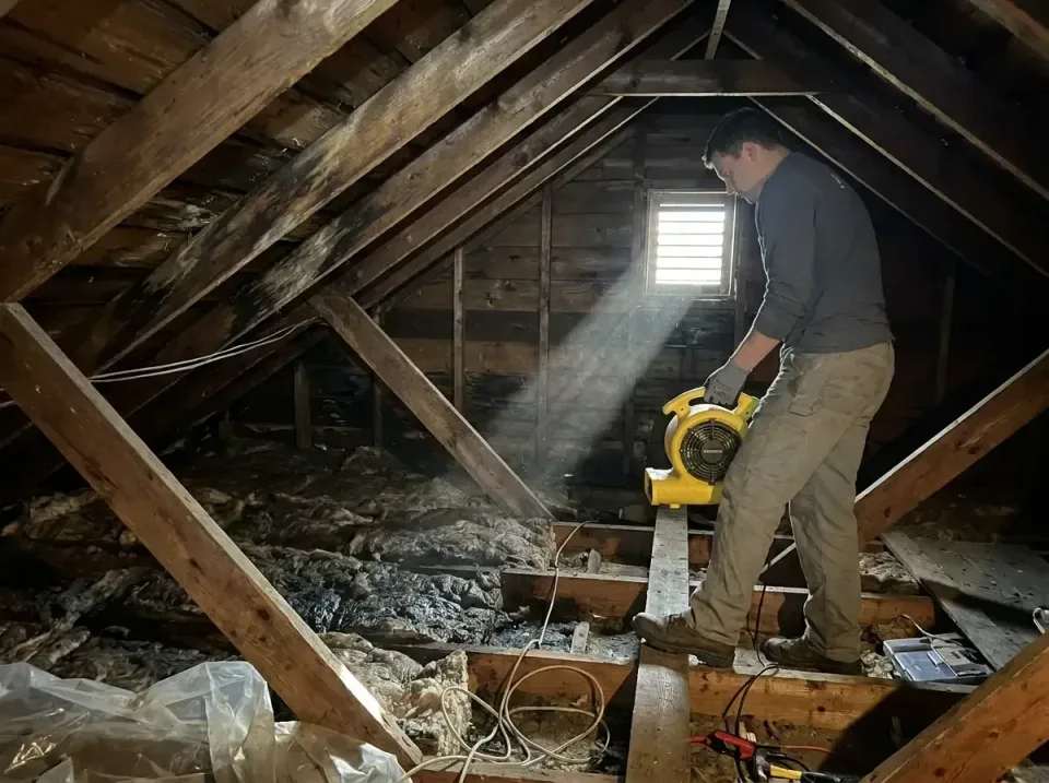 attic-water-damage-drying-proc-007 — frequently asked questions, Emergency Water Extraction & 24/7 Flood Response in Sandpoi…